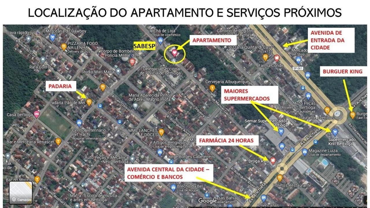 Apartamento No Centro De Bertioga Leilighet Eksteriør bilde